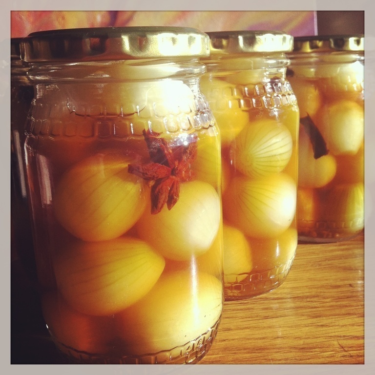 Pickled onions of Rhoda Rutherford - Recipefy