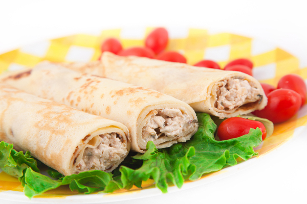 Savory crepes with cheese , chicken and corn of alexia2 - Recipefy