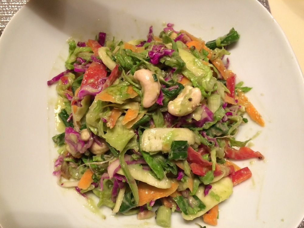Raw Vegan Spicy zucchini Avocado Salad of Daniel Tulchinsky - Recipefy