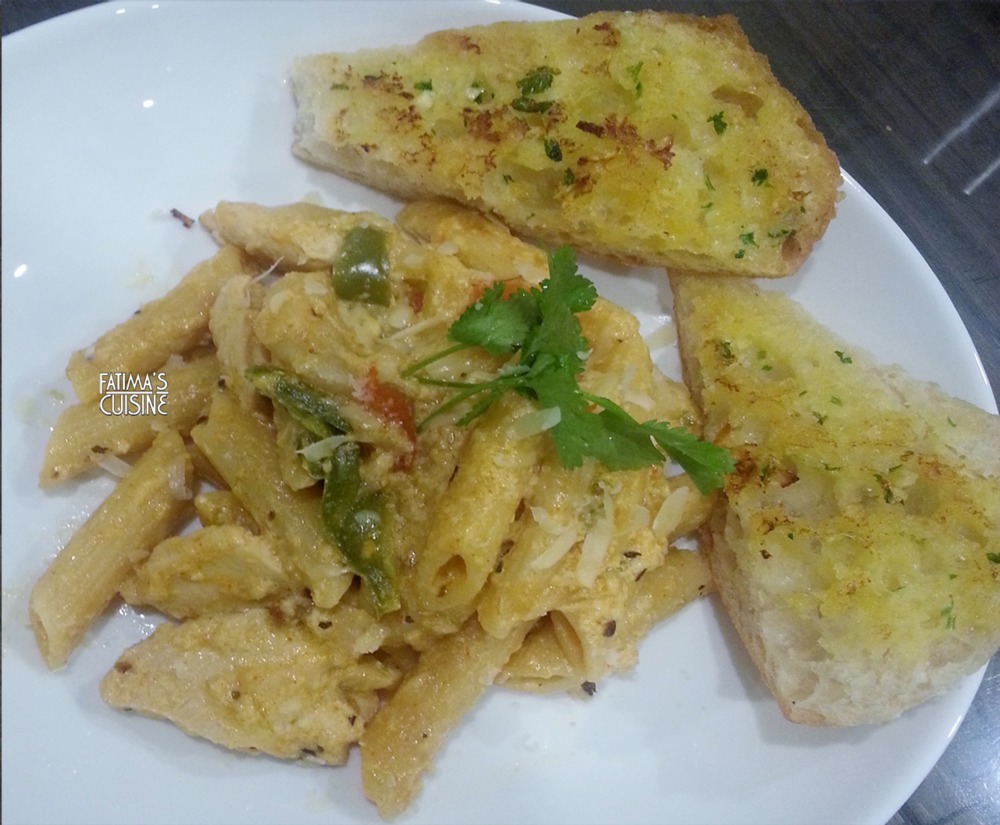 Parmesan Chicken Penne Pasta - Easy to Cook | Homemade | Restaurant style | Tasty Recipe of Fatimas Cuisine - Recipefy