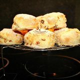 Coconut-flour-scones-with-orange-glaze
