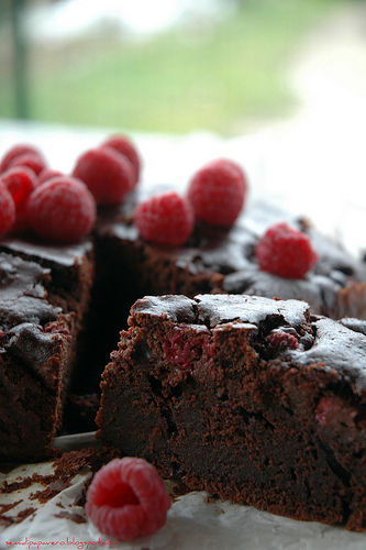 Torta morbida al cioccolato e lamponi (di Nigella) of Maddalena - Recipefy