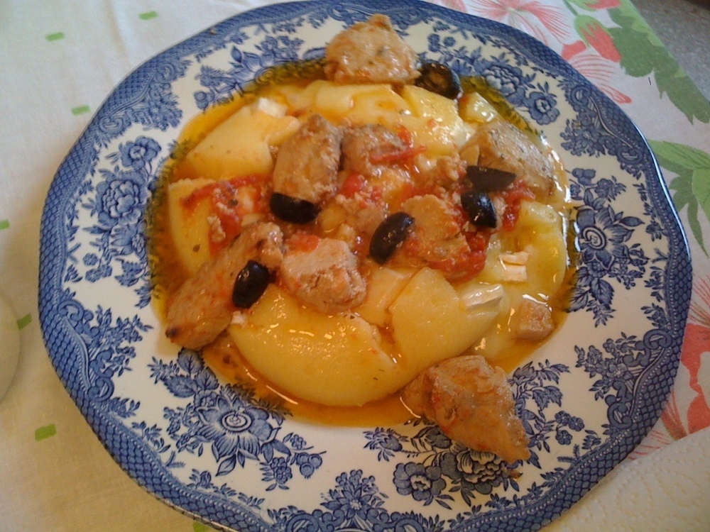 Pesce Spada con Polenta e Formaggio de Giovanni Marascalchi - Recipefy