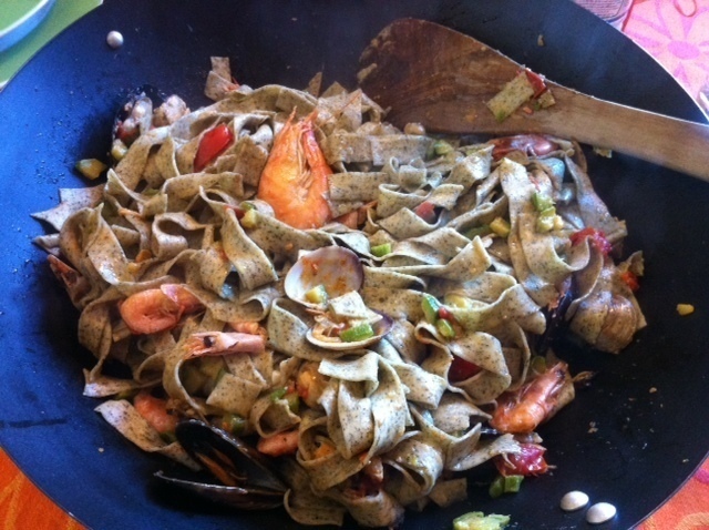 Tagliatelle Mare nell'Orto di Matteo Alessani - Recipefy