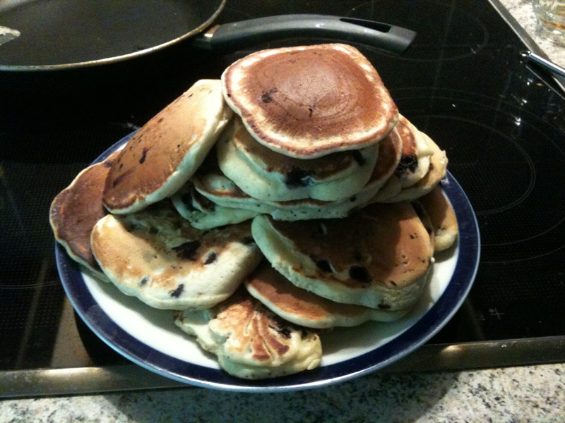 Amerikanische Pfannkuchen mit Heidelbeeren di Ralph Harrer - Recipefy