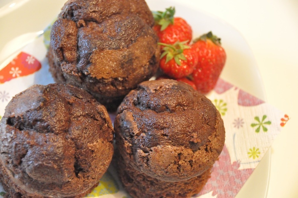 Muffin cioccolato e fragole of Maddalena - Recipefy