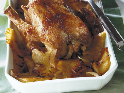 Pollo con ananas e cipolle al rum of Daniele - Recipefy