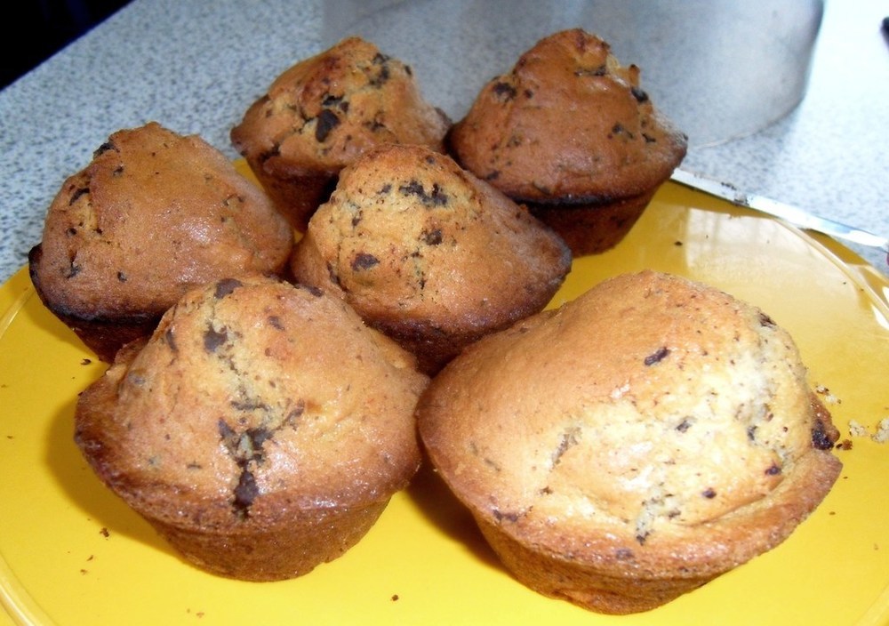 Muffin Banana & Chocolate of Nadia Tidona - Recipefy