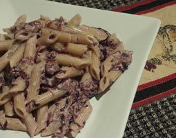 Penne al radicchio e pecorino di Nicoletta Simonetti - Recipefy