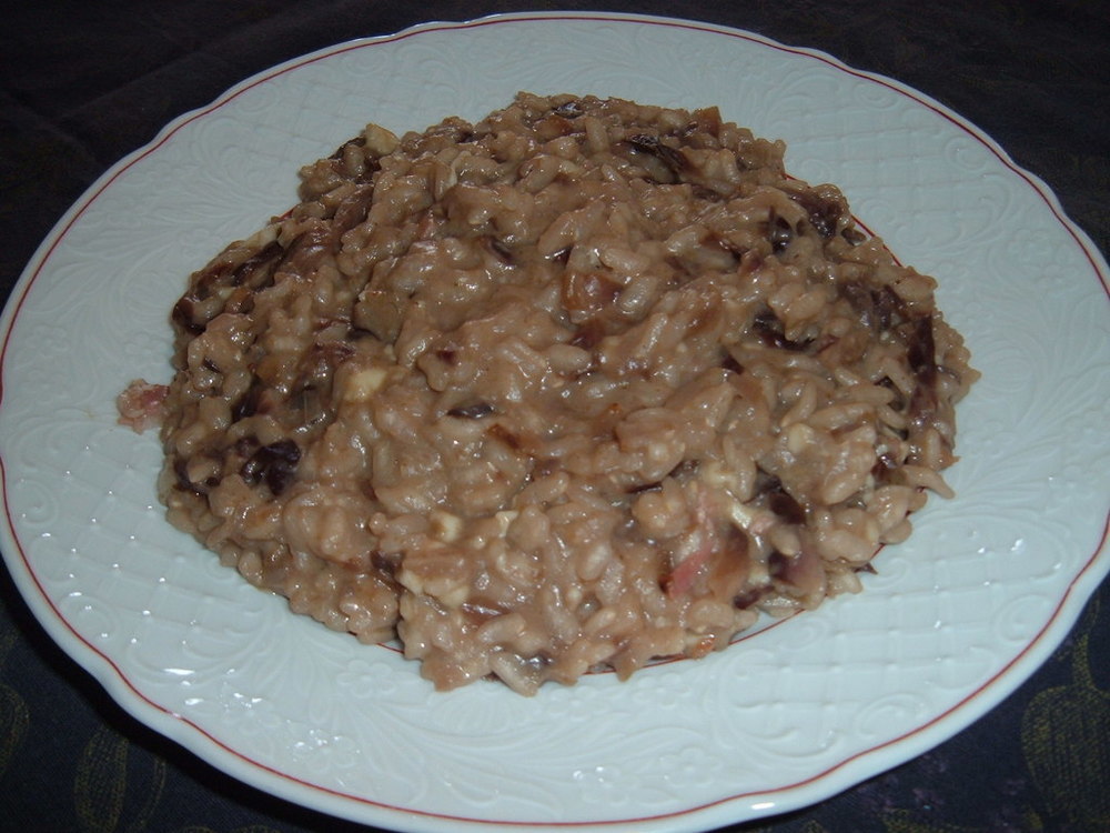 Risotto al radicchio e brie of Enrico Finocchiaro - Recipefy