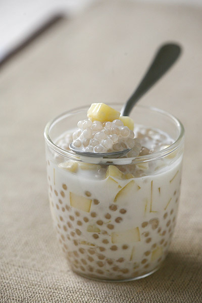 Bicchierini di tapioca, cocco e mango of Daniele - Recipefy