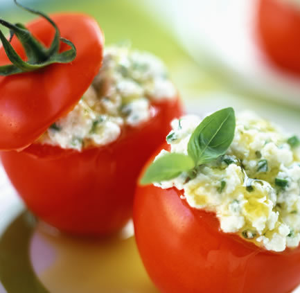 Tomatoes Stuffed with Feta and Basil de J Marie - Recipefy