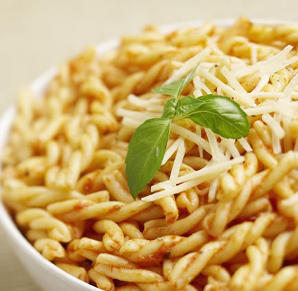Gemelli with Spicy Marinara Sauce  of J Marie - Recipefy