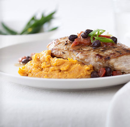 Jamaican Chicken Breast with Mashed Sweet Potatoes  of J Marie - Recipefy