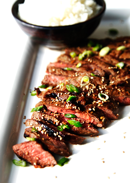Asian Inspired Flat Iron Steak  di Kristen Byers - Recipefy