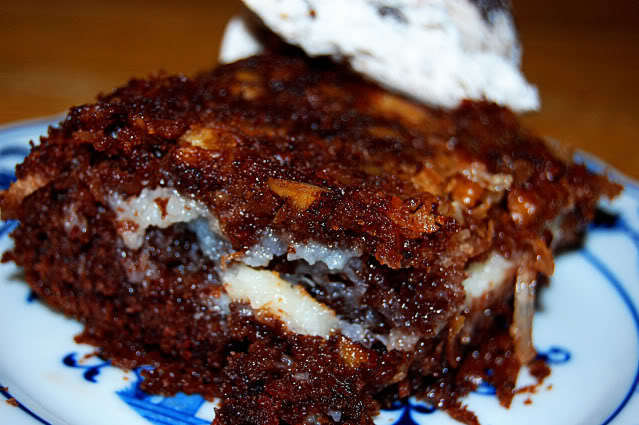 German Chocolate Upside Down Cake of Caitlin Hawley - Recipefy