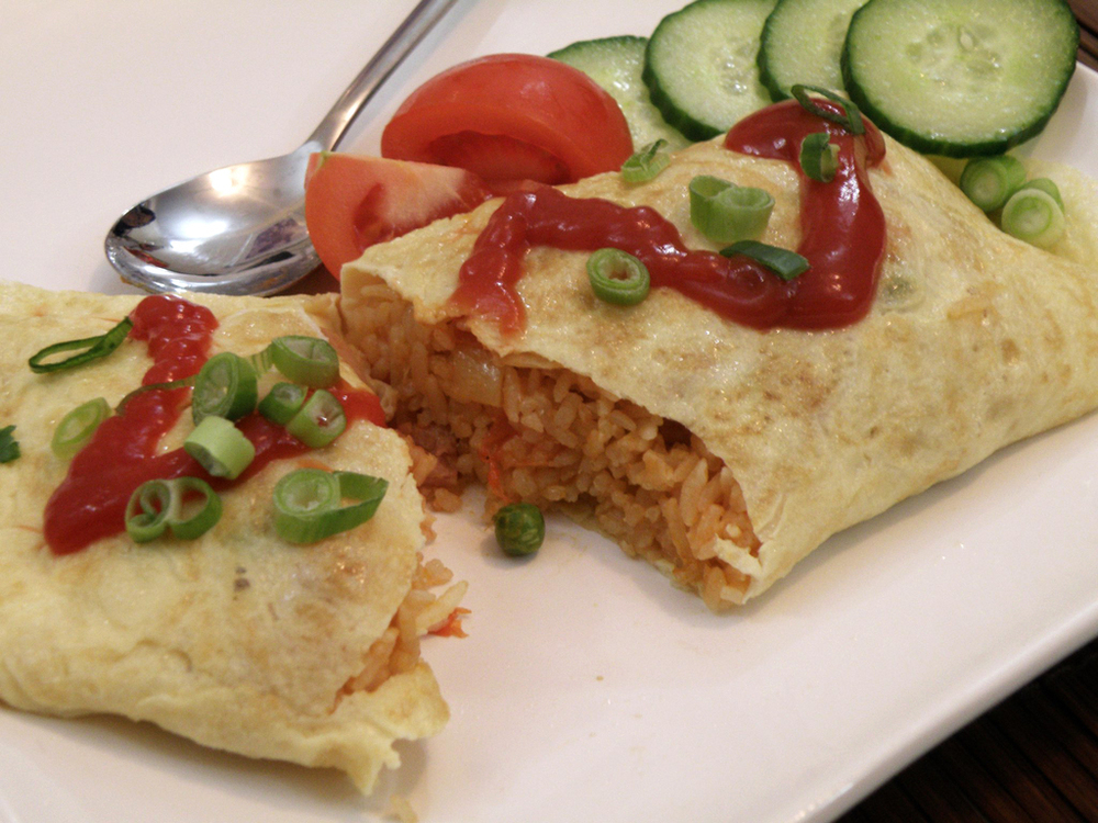Omu-Raisu - (Omurice - Rice Omlette) di Kirito - Recipefy