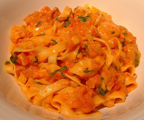 Vodka Cream Pasta of Gina Rossi Diece - Recipefy