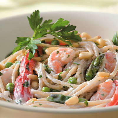 Lemon Shrimp Pasta with Vegetables * di Daisy Figueredo - Recipefy