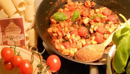 Paccheri con spada e profumi mediterranei of Ciolabella - Recipefy