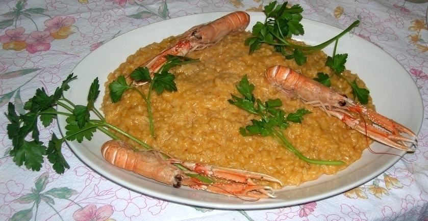Risotto alla crema di scampi of Sweetandsalty - Recipefy
