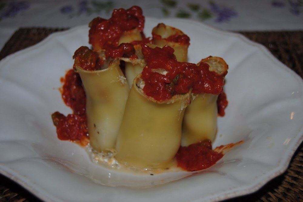 PACCHERI CON RICOTTA E ZUCCHINE de Valentina - Recipefy