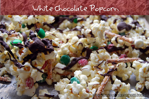 white chocolate popcorn di Caitlyn Intravartola - Recipefy