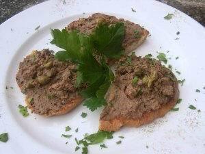 Crostini al Patè di fegato of Veronica A. - Recipefy