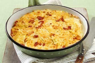 Bacon and Mushroom Potato Rosti Bake di Sophie Rae - Recipefy