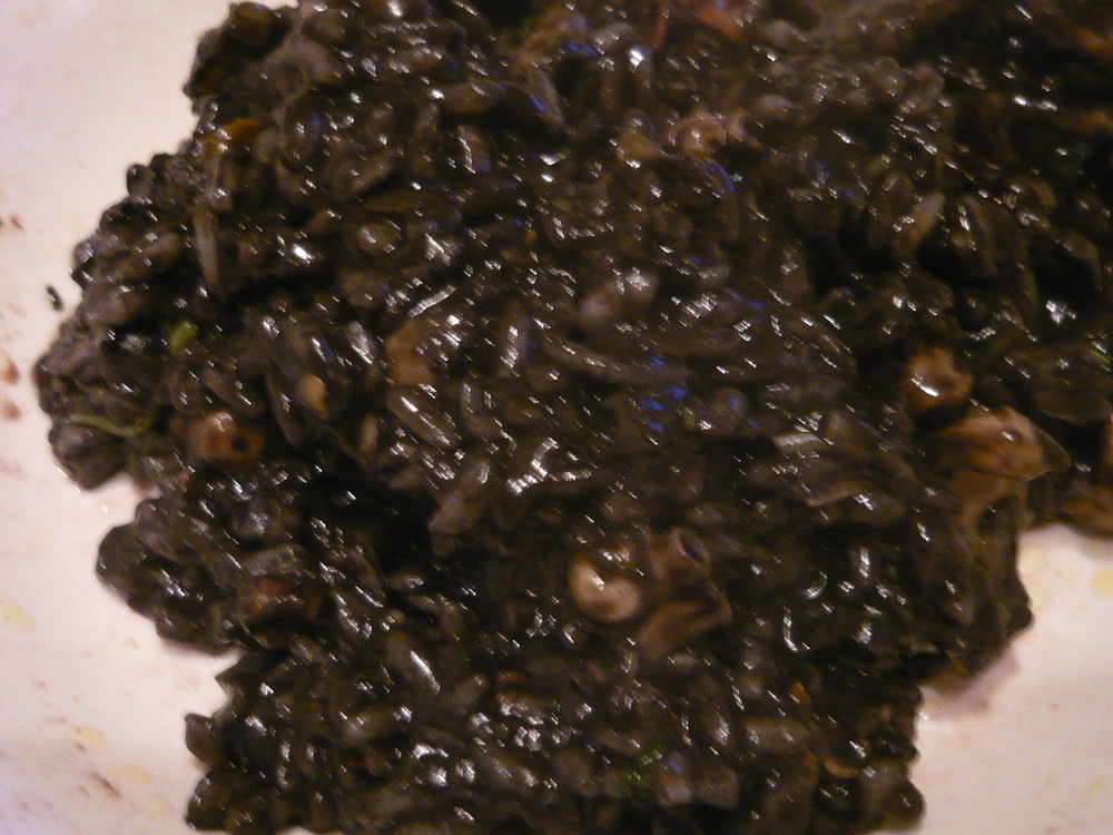 Risotto with Squid ink of Cheech Andrea Francesco Albanese - Recipefy