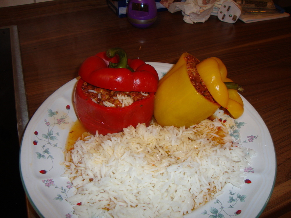 spicy stuffed peppers de Alex - Recipefy