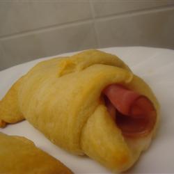 Ham and Cheese Crescent Roll-Ups de Lisa Evanoff - Recipefy