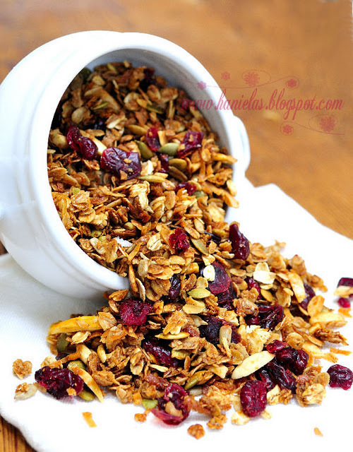 Cranberry Nut Granola de Lisa Evanoff - Recipefy