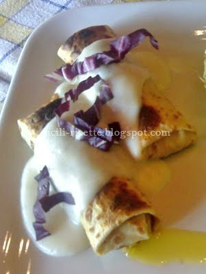 Crespelle di farina di grano saraceno e castagne con radicchio, taleggio e speck di Alessandra C. - Recipefy