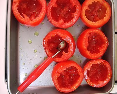 Stuffed Pepper / Stuffed Tomato in Wok of Purple - Recipefy