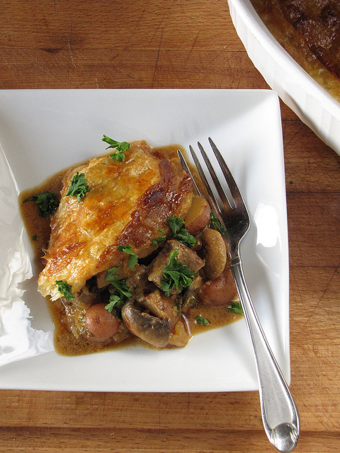 Steak & Mushroom Pot Pie of Lisa Evanoff - Recipefy