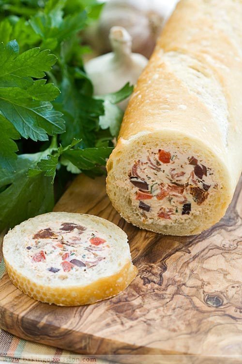 Stuffed Baguette de Lisa Evanoff - Recipefy