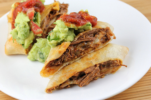 Beef Chimichangas Recipe  of Lisa Evanoff - Recipefy