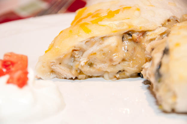 Cheesy Chicken Burritos Recipe of Lisa Evanoff - Recipefy