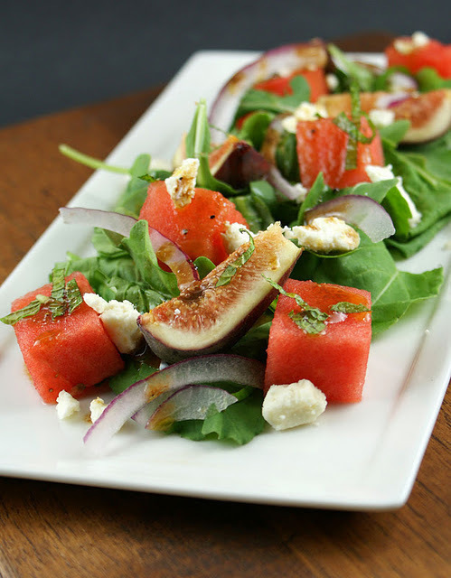 Fig, Feta and Watermelon Salad of Lisa Evanoff - Recipefy