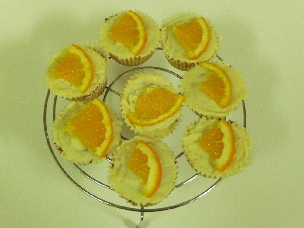 Cupcakes de naranja con especias de nika - Recipefy