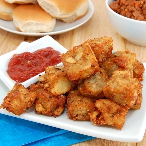 Homemade Crispy Potato Tots (Tater Tots) di Lisa Evanoff - Recipefy