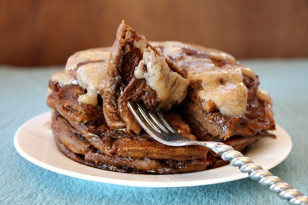Gingerbread Cinnamon Roll Pancakes  of Emilia  - Recipefy