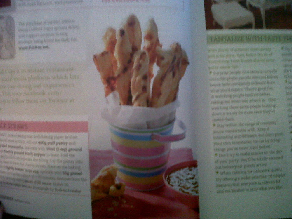 Cheese Snack Straws de Forbidden - Recipefy