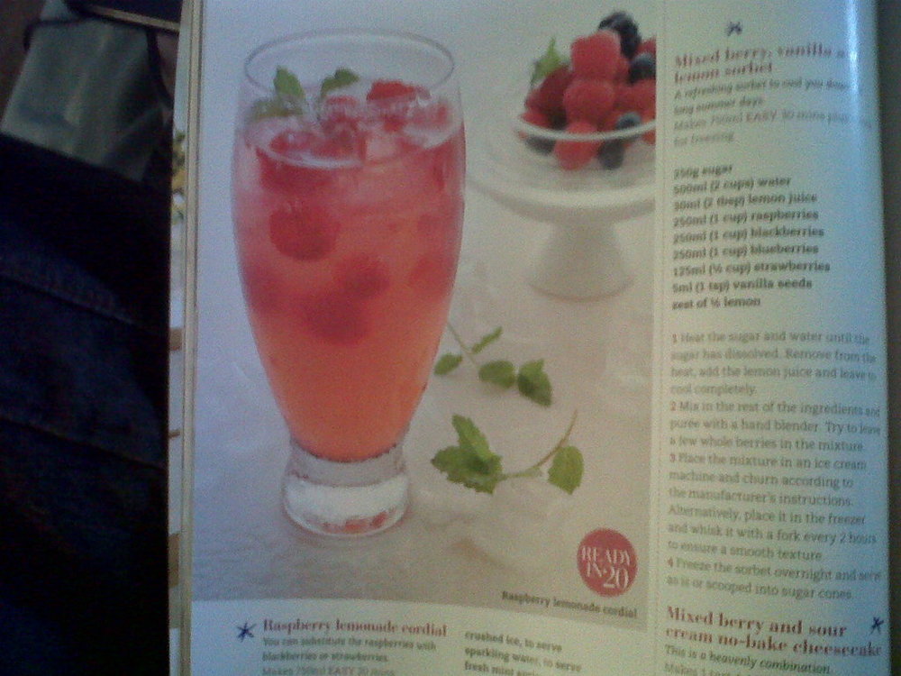 Raspberry lemonade cordial di Forbidden - Recipefy