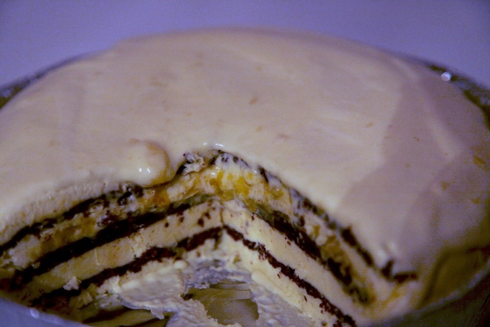 Semifreddo arancia, riso soffiato e cioccolato of Francesco Scali - Recipefy