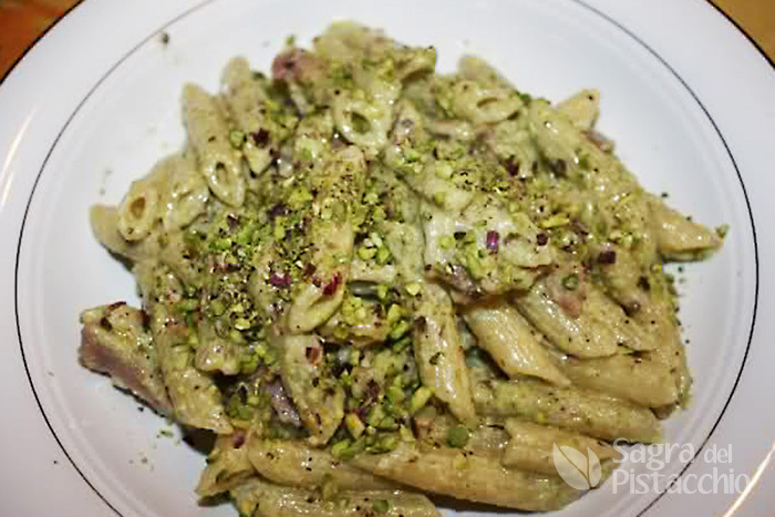 Pennette al pesto di pistacchio of Polly - Recipefy