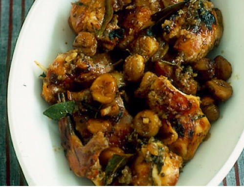 CONIGLIO AROMATICO AL VINO ROSSO E CASTAGNE de Federica - Recipefy