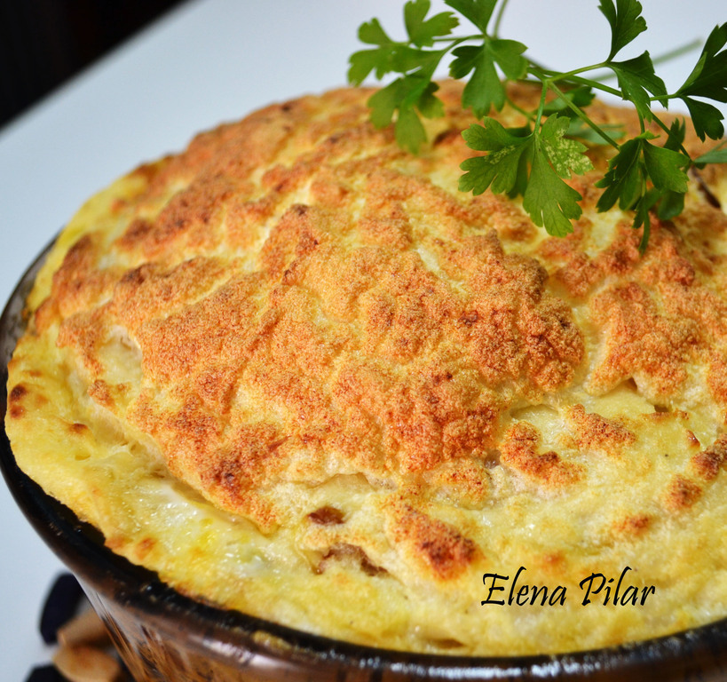 Soufflé de Coliflor y Puerros of Gastronomía_y_Salud Elena Pilar - Recipefy