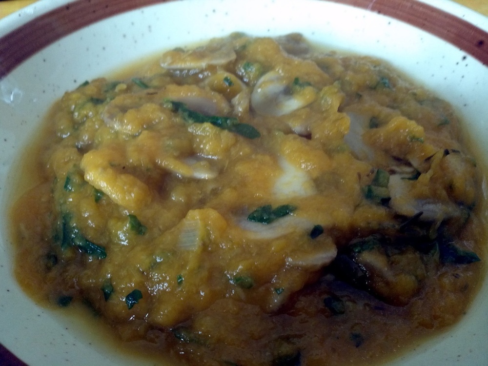 Vellutata di zucca e porri con i funghi of ju_li_et - Recipefy